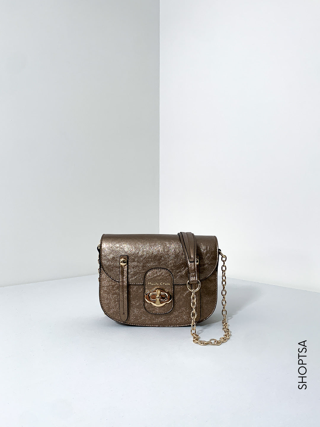 POPPY metallic bag - MANILA GRACE