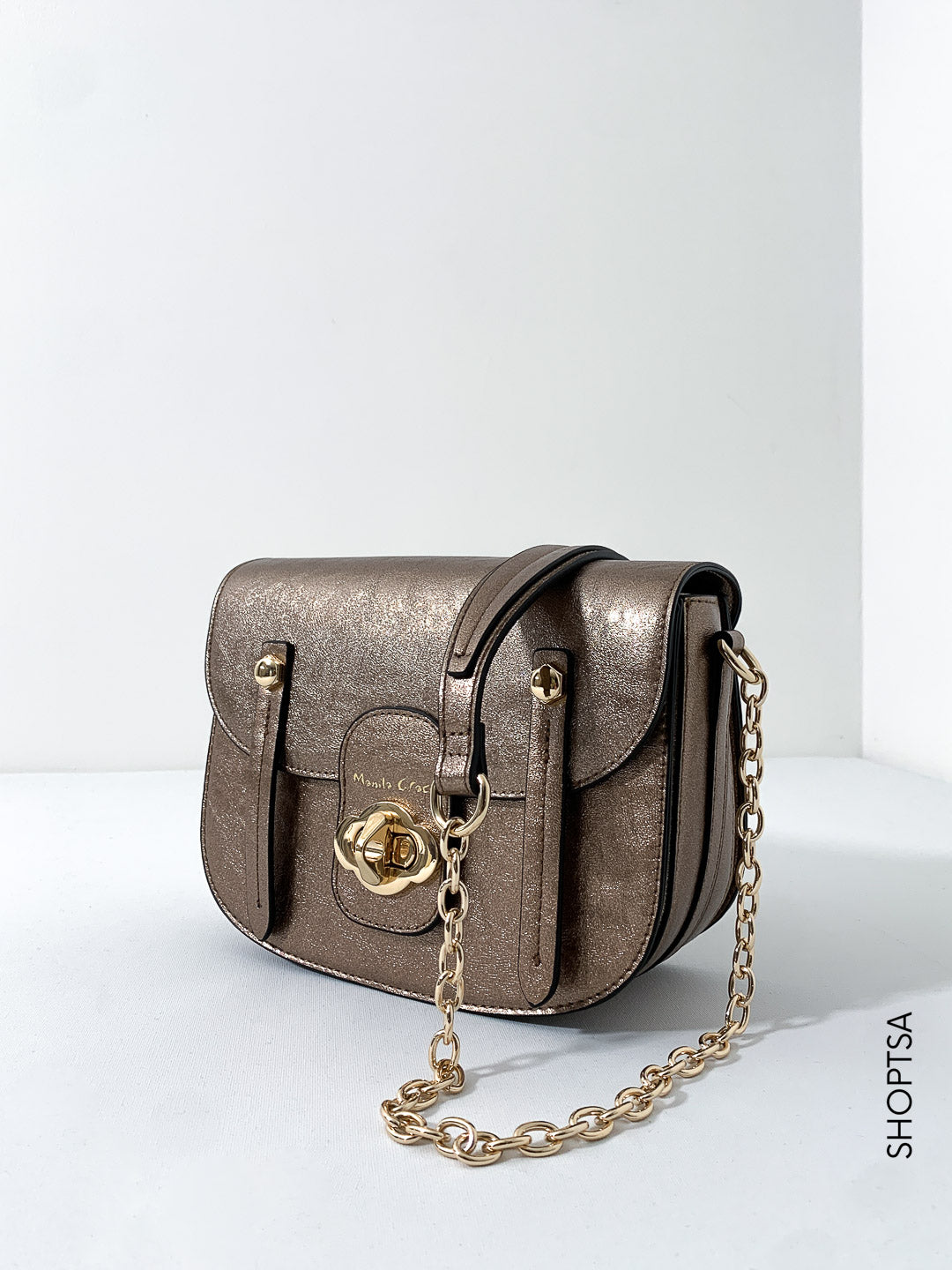 POPPY metallic bag - MANILA GRACE