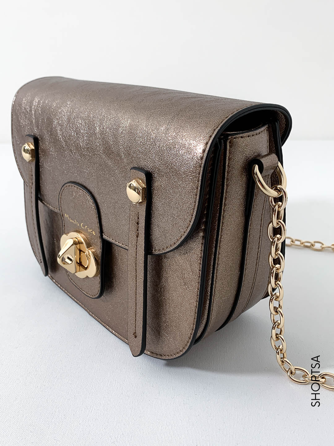 POPPY metallic bag - MANILA GRACE