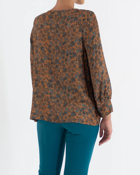 Blusa in misto seta - Prani