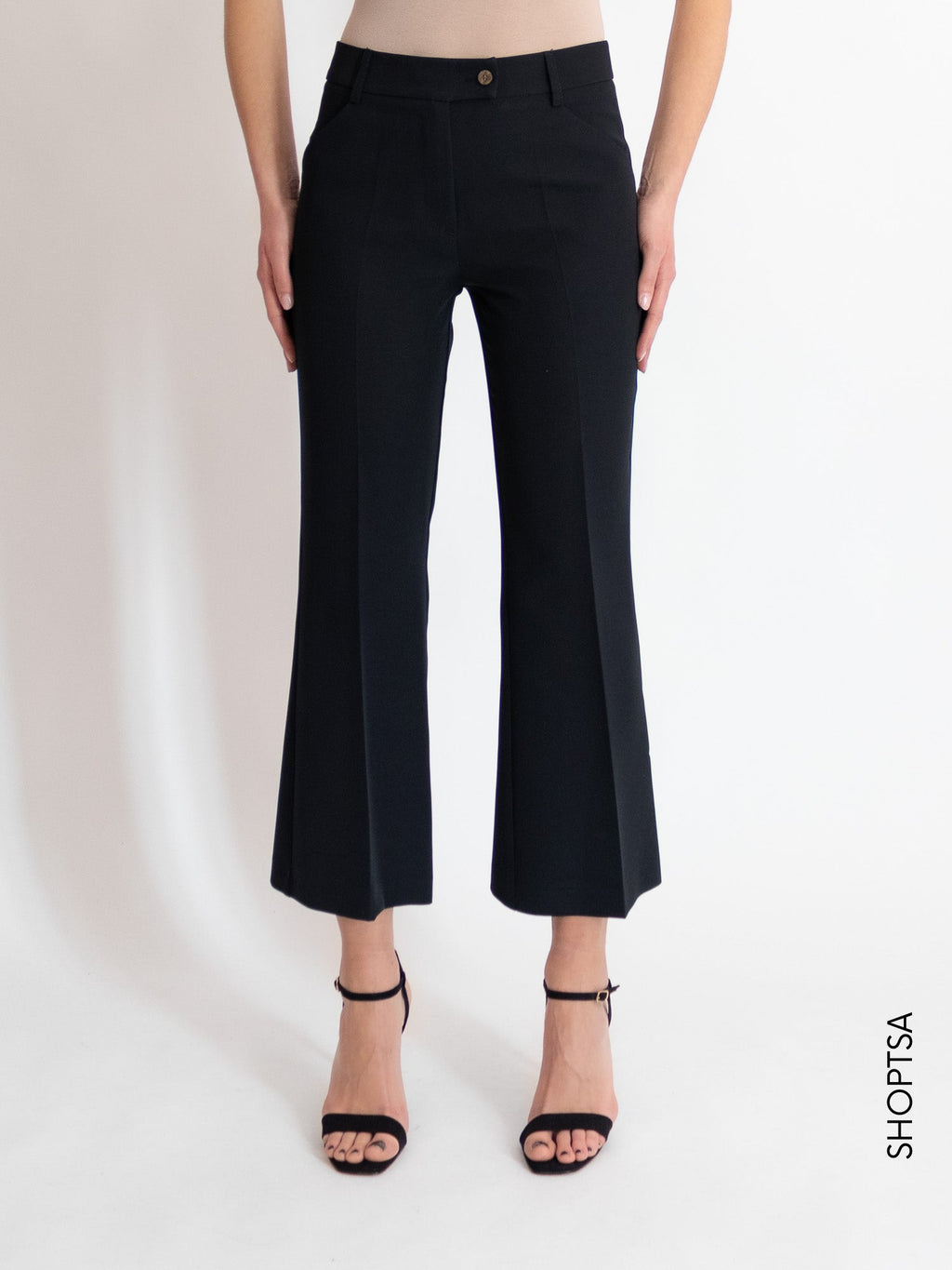 Black trumpet trousers