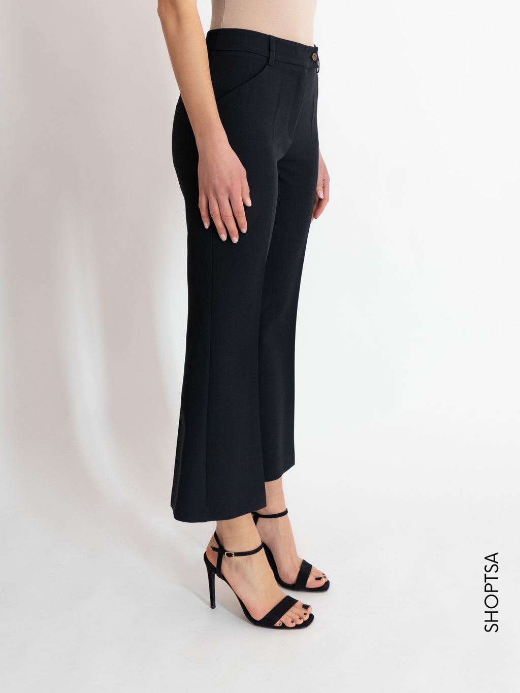 Apple green trumpet trousers