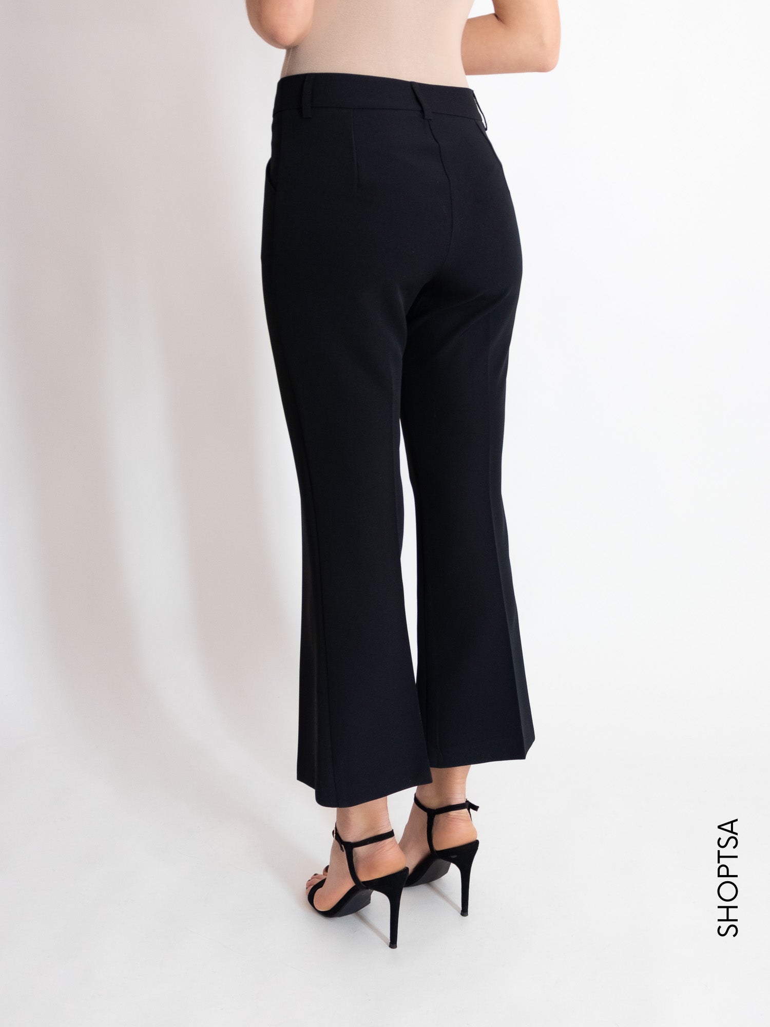 Black trumpet trousers