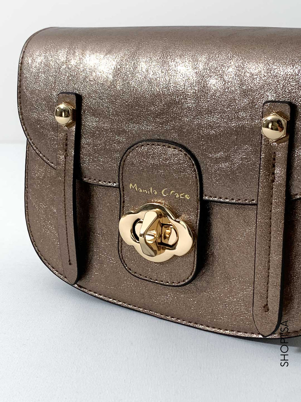POPPY metallic bag - MANILA GRACE