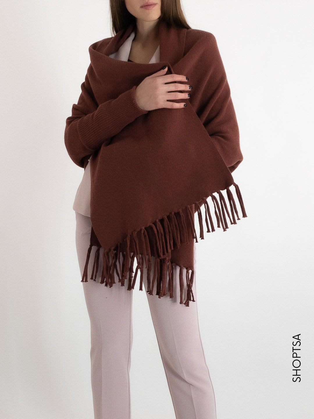 Wool cape 22082z - ViCOLO