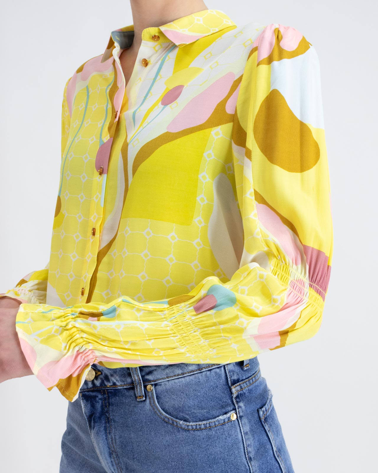Camicia in viscosa fantasia - NÜMPH - Numph - shopTSa