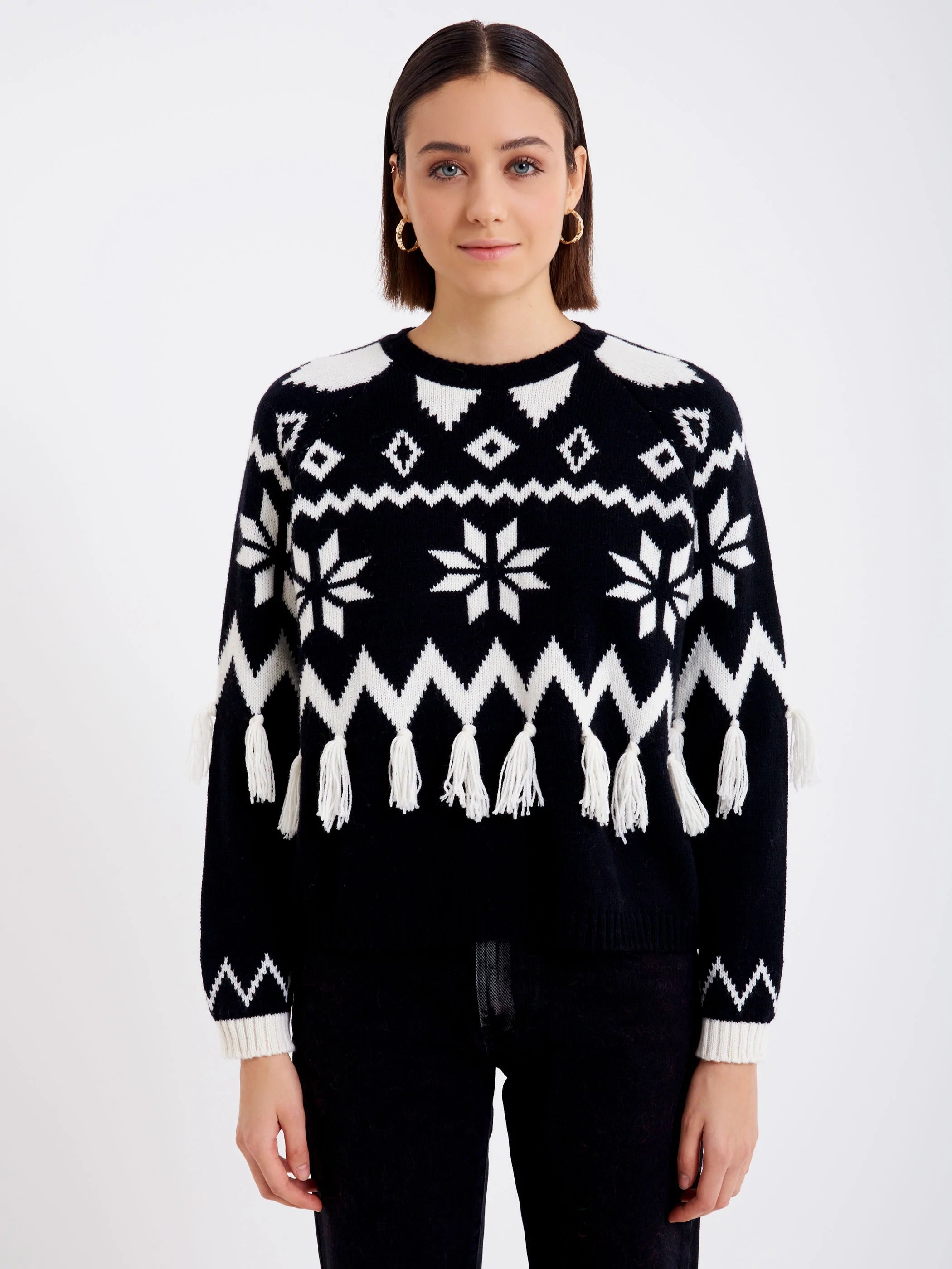 Maglione frange Natale - ViCOLO