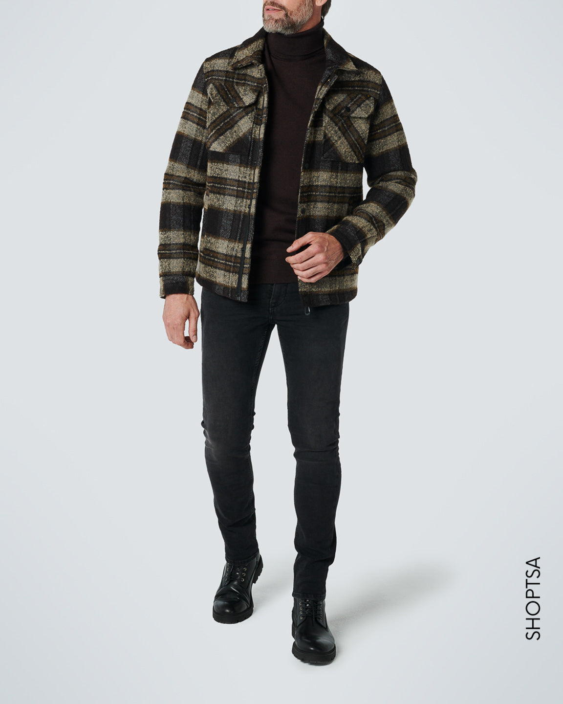 Checked cloth jacket - NO EXCESS