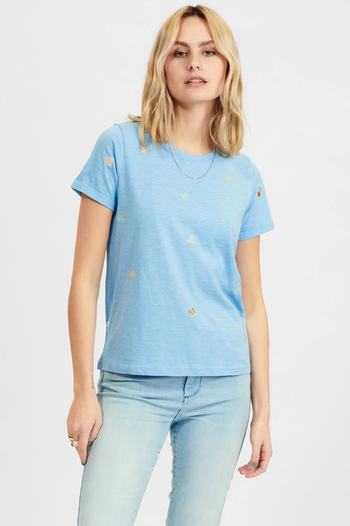 T-shirt cotone 701523 verde - NÜMPH - Numph - shopTSa