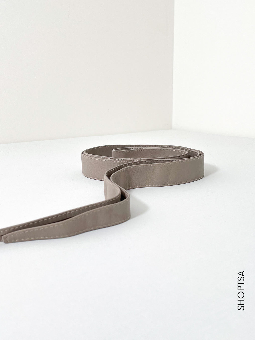 Genuine leather sash