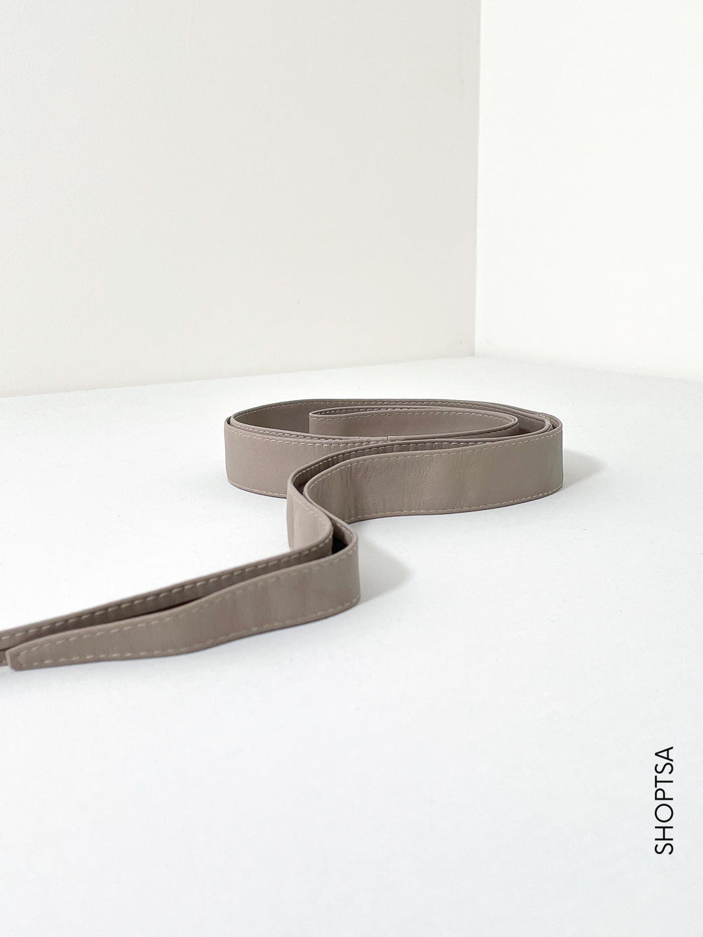 Genuine leather sash