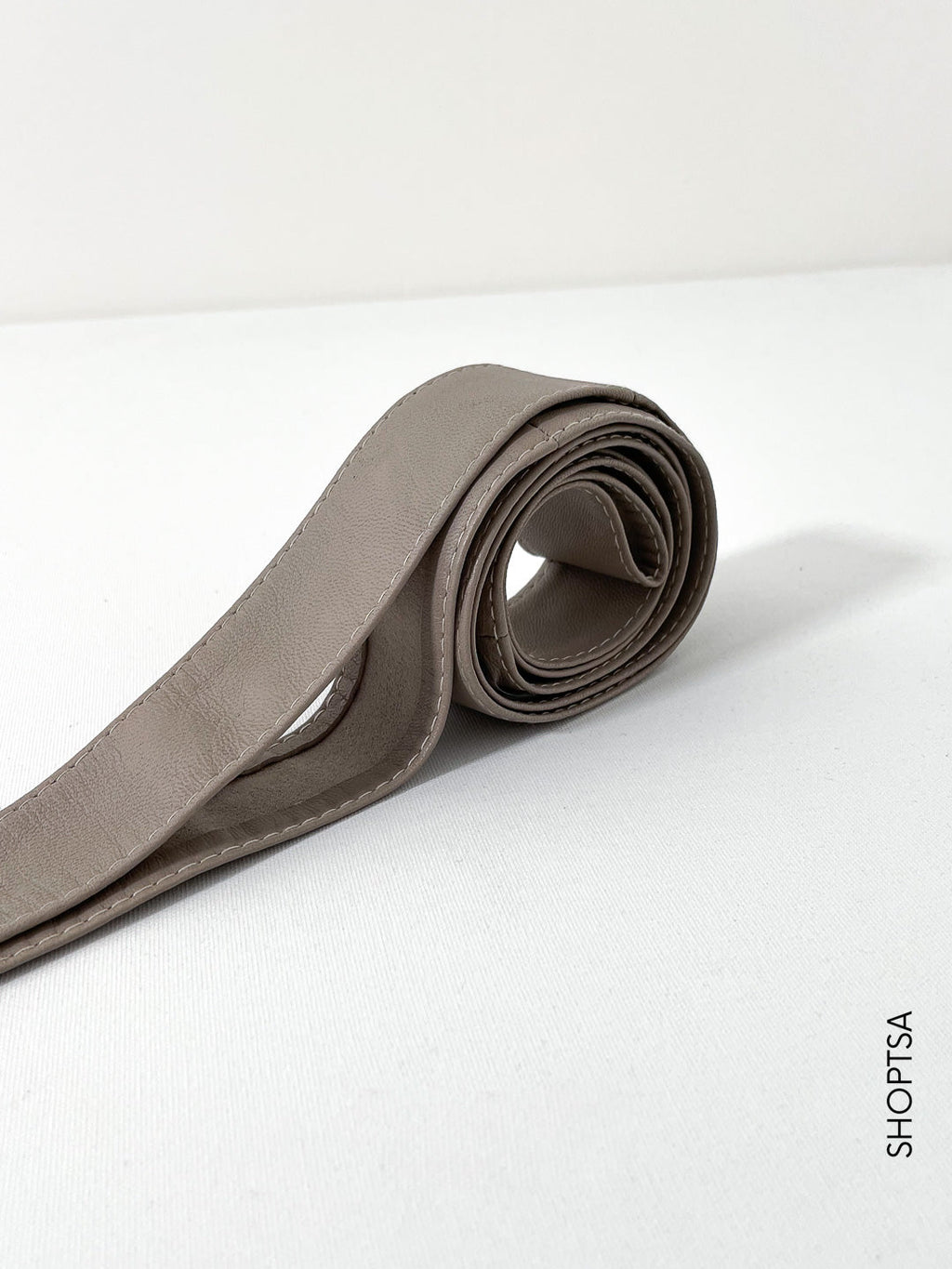 Genuine leather sash