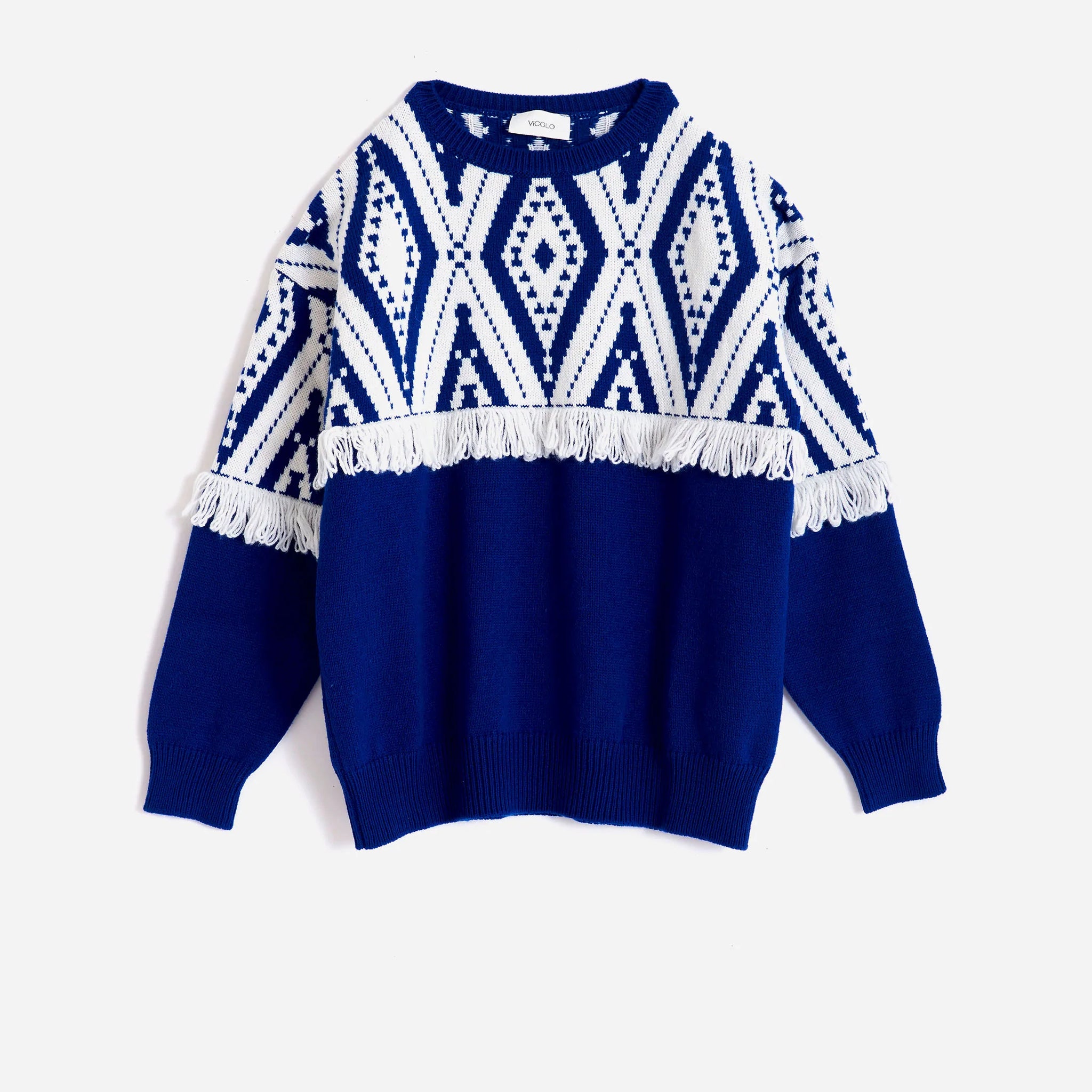 Maglione donna norvegese 77182Z ViCOLO