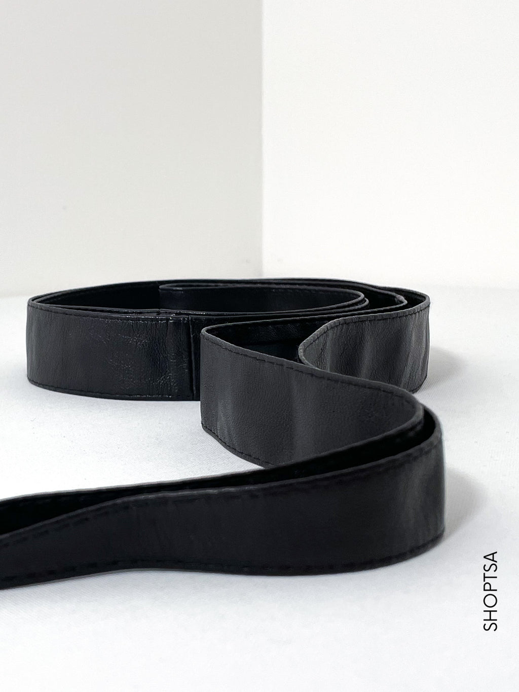 Genuine leather sash