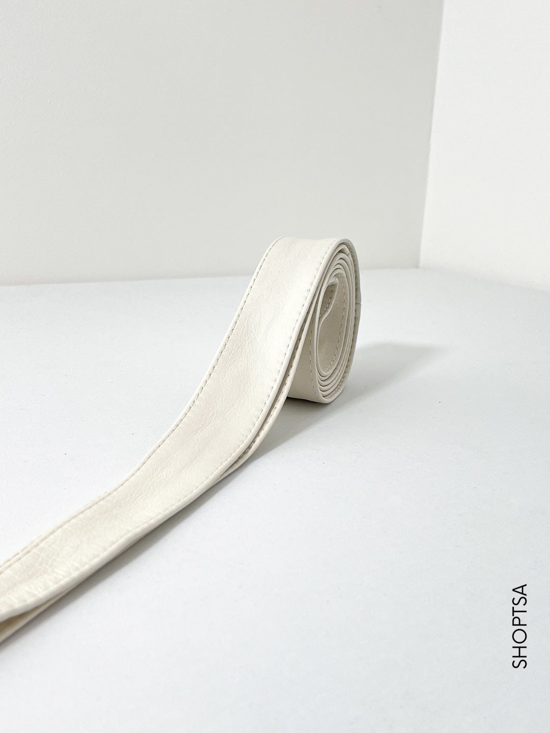 Genuine leather sash