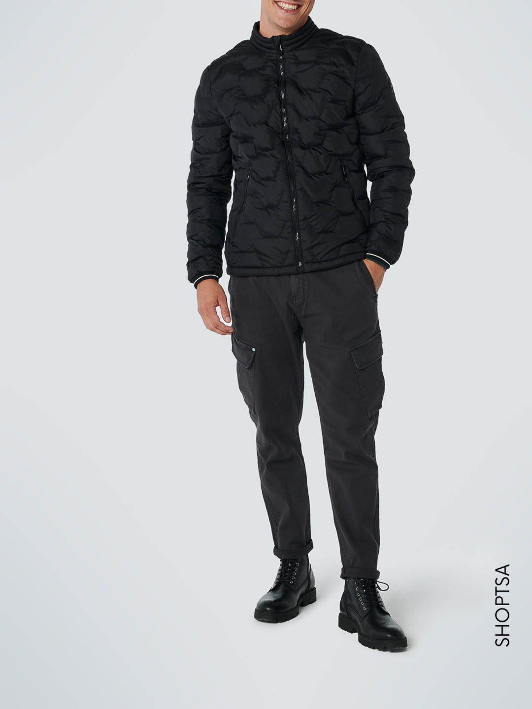 Black quilted jacket - NO EXCESS