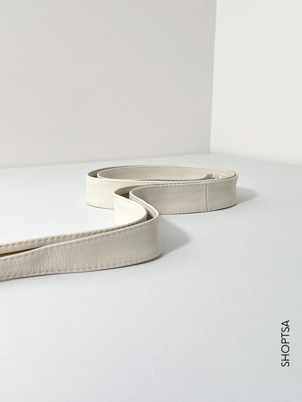 Genuine leather sash