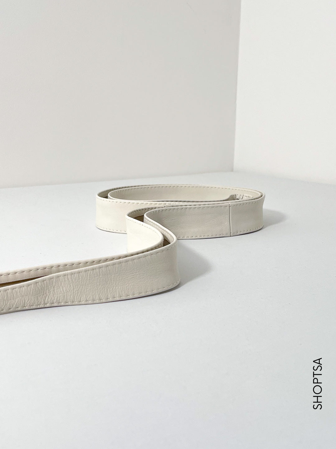 Genuine leather sash