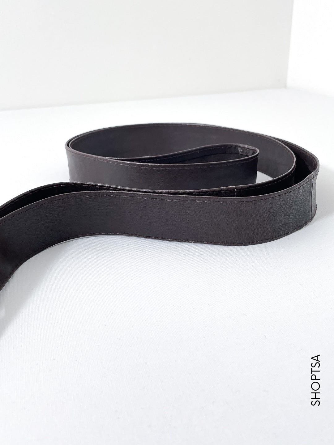 Genuine leather sash