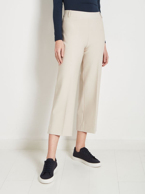 Elastic cropped trousers - RAGNO
