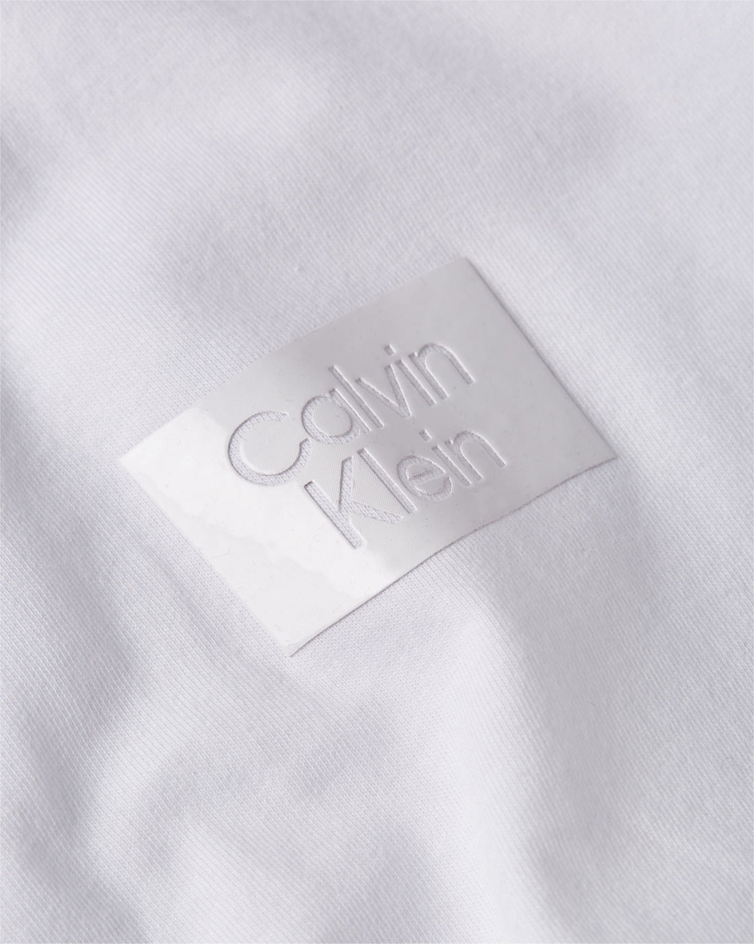 T-shirt logo gomma bianco - Calvin Klein