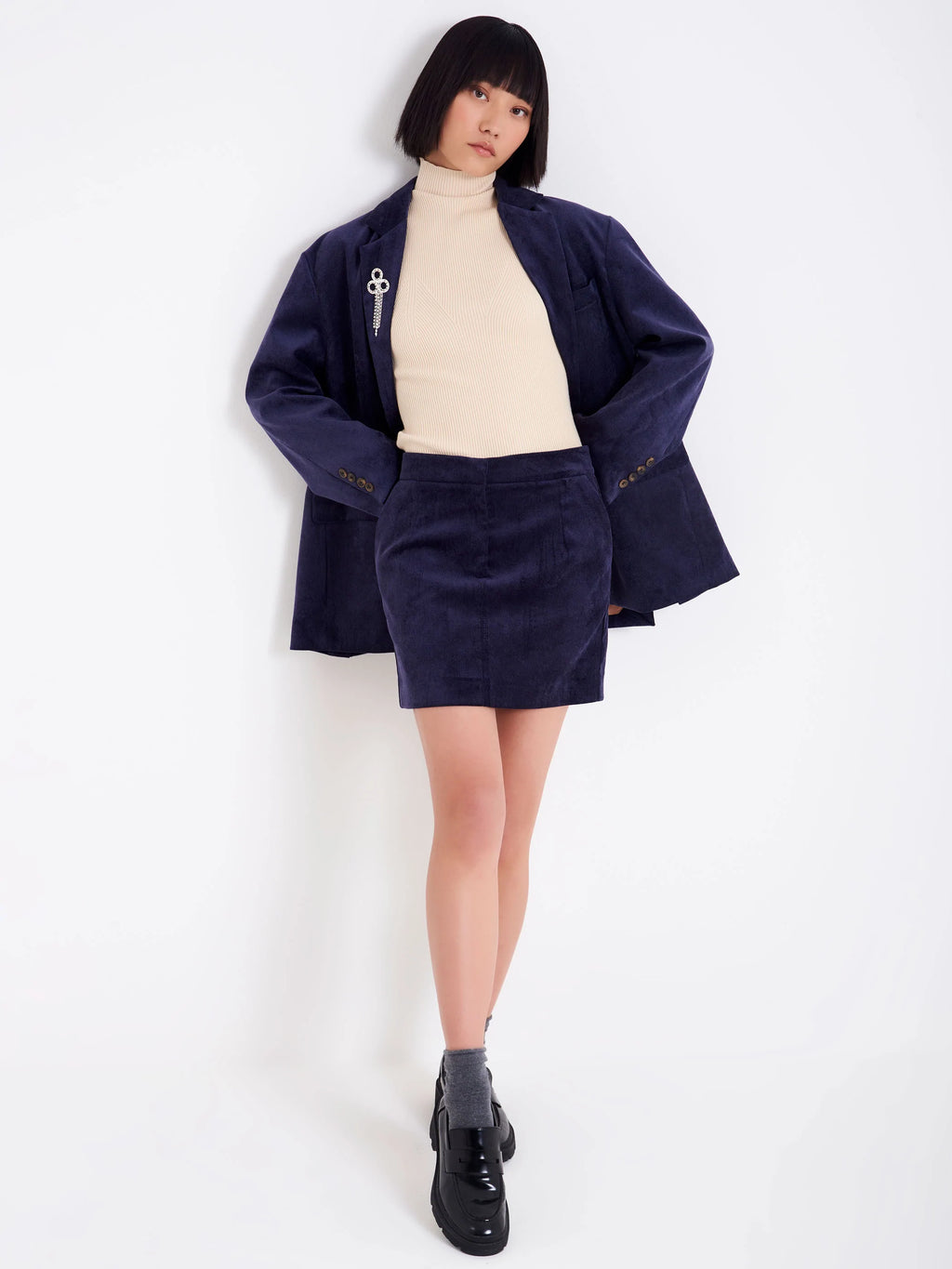 Velvet skirt TZ1541 - ViCOLO 